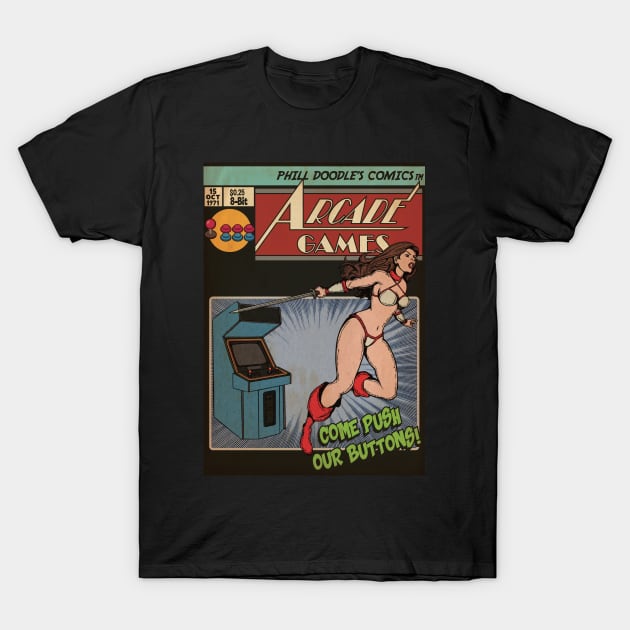 Retrorama Arcade T-Shirt by lipebello